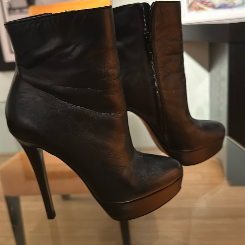 Steve Madden Platform Stiletto Booties Size 7 - image 1